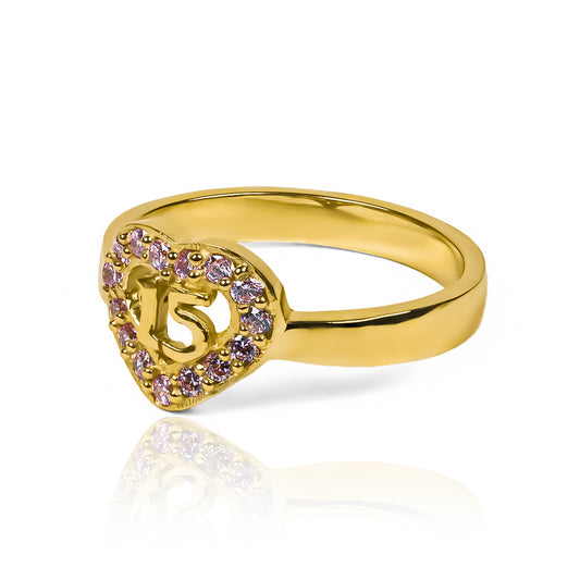 Anillo Heart15, fabricado en oro 18k por Joyería Caracas, cuenta con certificado de calidad y garantía de por vida.