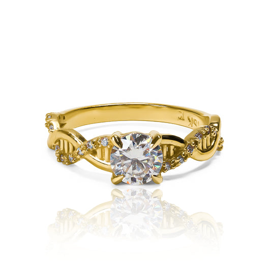 Anillo ADN moissanitas