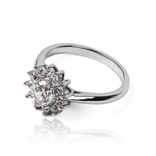 Anillo Blossom en oro de 18k de Joyería Caracas es una verdadera obra de arte. Cuenta con garantía y certificado de calidad de por vida.