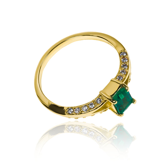 Anillo Emerald Bridge