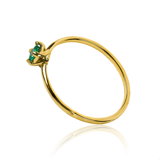 Anillo Silent Spin square II de oro de 18k, fabricado por Joyería Caracas, respaldado por un certificado de calidad y garantía de por vida.