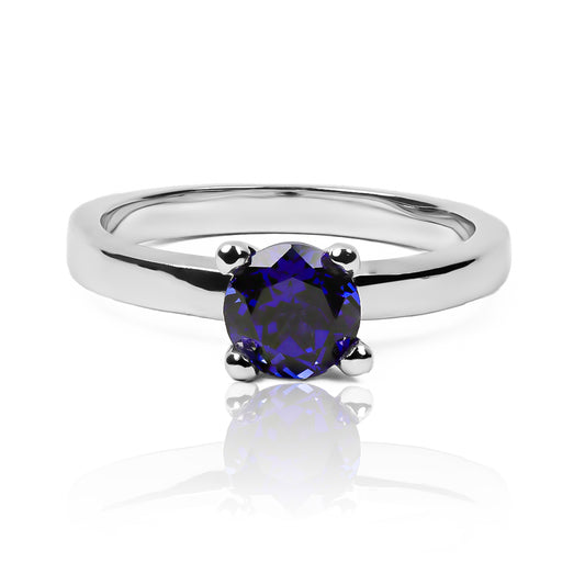 Anillo Grown Sapphire