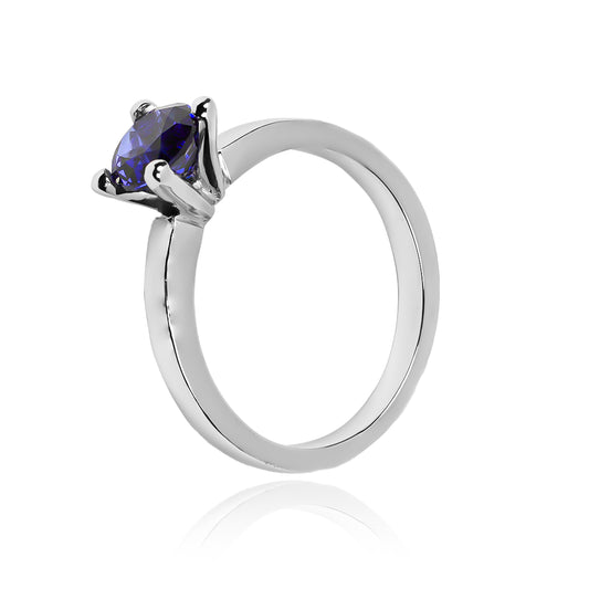 Anillo Grown Sapphire