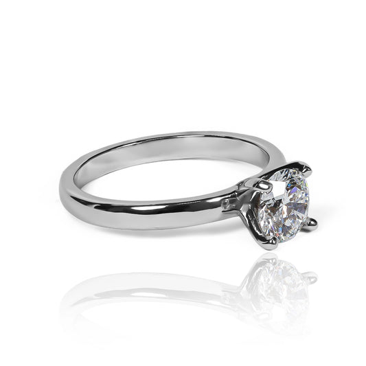 Anillo Quantum Classic Moissanita