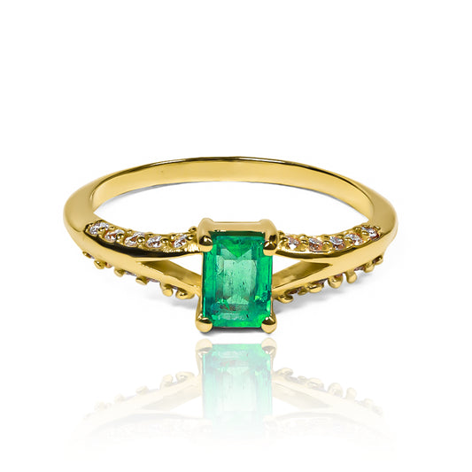 Anillo Emerald Bridge