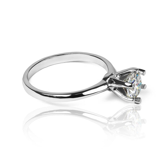 Anillo Moissanite 6.5MM