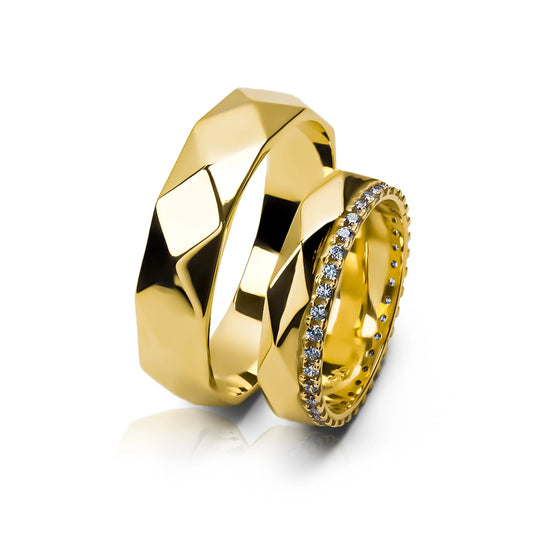 Argollas de matrimonio Prisma Crystal