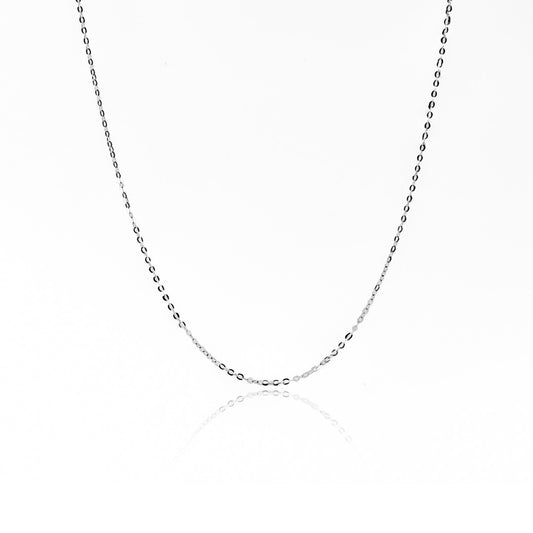 Cadena Classic S50 white fabricada en 18k por Joyería Caracas, cuenta con certificado de calidad y garantía de por vida.