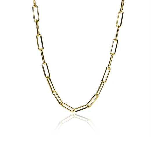 Cadena Clip art 50 fabricada en oro de 18k por Joyería Caracas, cuenta con certificado de calidad y garantía de por vida.