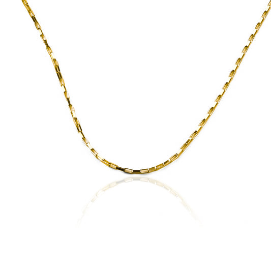 Cadena Franco S 45 de Joyería Caracas. Hecha con oro de 18k, esta cadena te garantiza durabilidad y estilo para toda la vida.