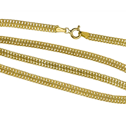 Cadena Saduza S50 fabricada en oro 18k por Joyería Caracas, cuenta con garantía de por vida.