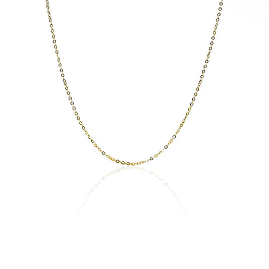 Cadena super skinny ghost 40, fabricada en Joyería Caracas con oro 18k de calidad, esta pieza es una garantía para toda la vida.