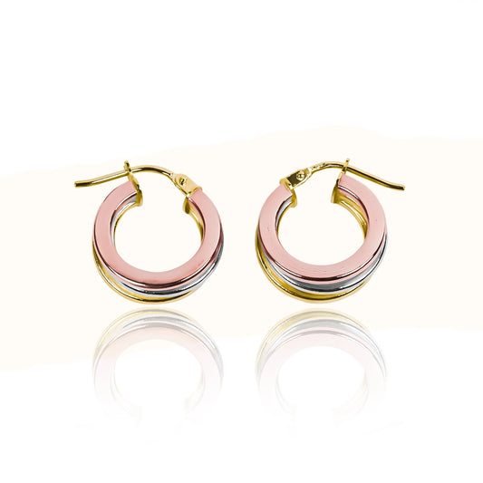 Candongas Aros tres oros S