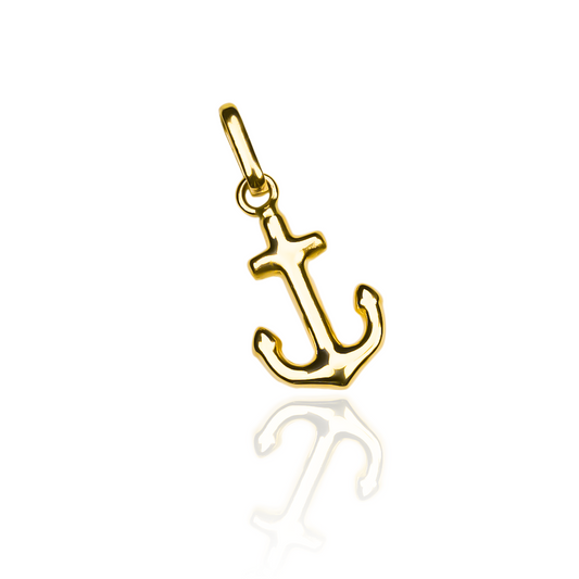 Dije Ancla JT confeccionado en oro 18K, de la prestigiosa marca Joyería Caracas. Cuenta con garantía de por vida.