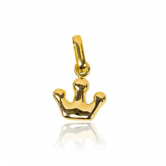 Dije Corona JT de Oro 18K de Joyería Caracas. Con una garantía de por vida.