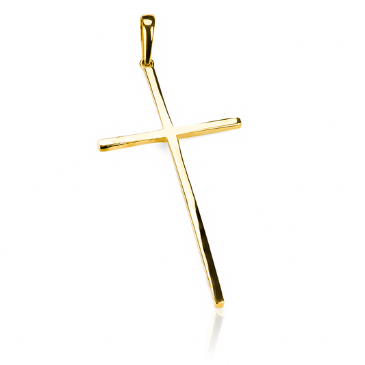 Dije Cruz lisa I de Oro 18K de Joyería Caracas. Brilla con detalles exclusivos y garantía para toda la vida.