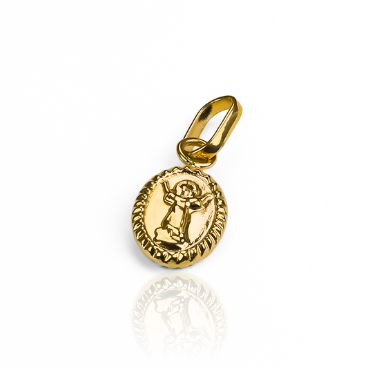 Dije Divino niño lazo S JT, una joya de oro 18K de la exclusiva Joyería Caracas. Con garantía de por vida.