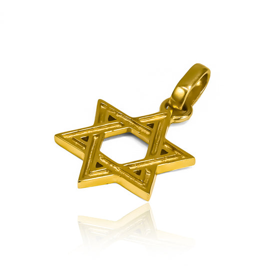 Dije Estrella de David Canal. Hecho de Oro 18K, representa la delicadeza y la perfección. Con garantía para toda la vida.