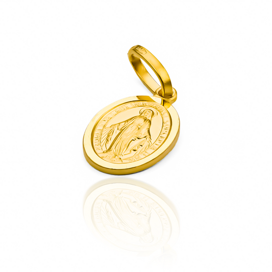Dije Milagrosa SM I, un joya de oro 18K diseñada por Joyería Caracas. Con una garantía de por vida.