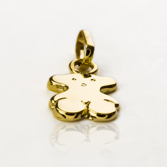 Dije Oso M JT. Realizado en oro 18K por expertos en Joyería Caracas, cuenta con garantía de por vida.