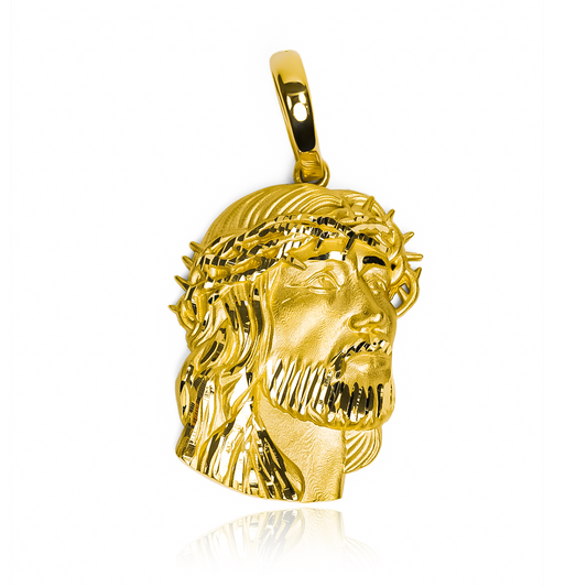 Dije Rostro XL I, lleve consigo un toque de oro 18K y estilo de la reconocida Joyería Caracas. Con garantía de por vida.