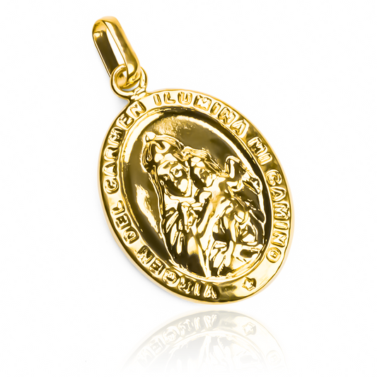 Dije Virgen del carmen L JT, de oro 18K de Joyería Caracas, es una pieza elegante y exclusiva. Con garantía para toda la vida.