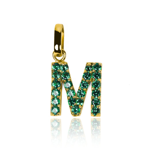 I said Letter M crystal JC