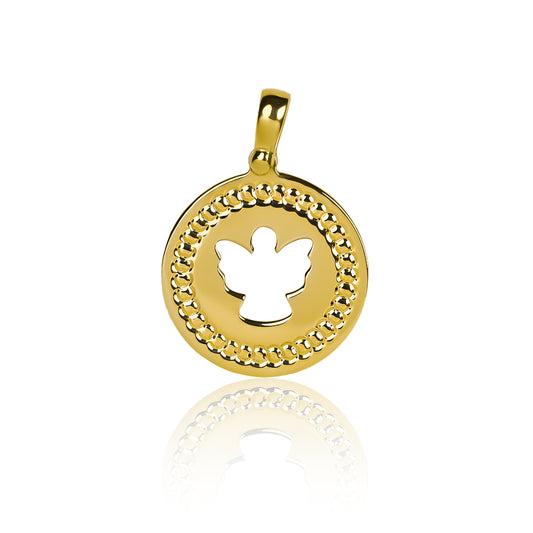 Dije Placa silueta angelito I