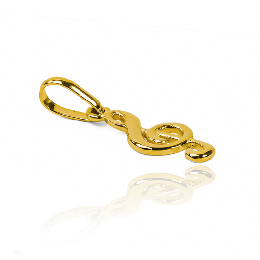 Dije Clave de SOL II. Hechos de Oro 18K y con la calidad de Joyería Caracas. Con nuestra garantía para toda la vida.