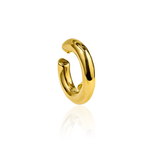 Earcuff Glove M, fabricado en oro 18K por Joyería Caracas, cuenta con certificado de calidad y garantía de por vida.