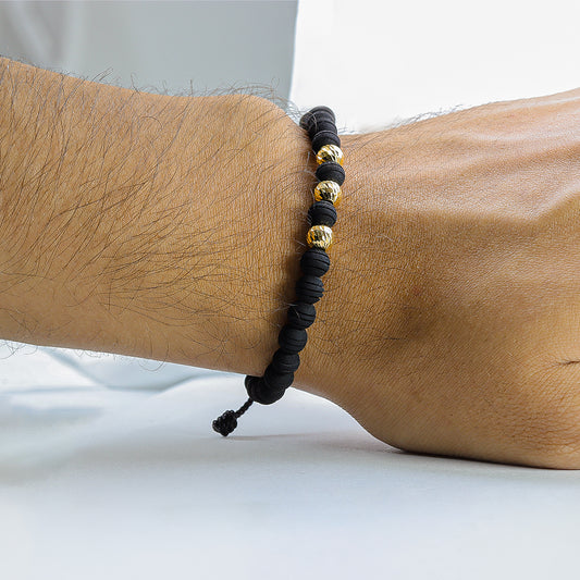 Pulsera Esferas Facetadas #6 x 3