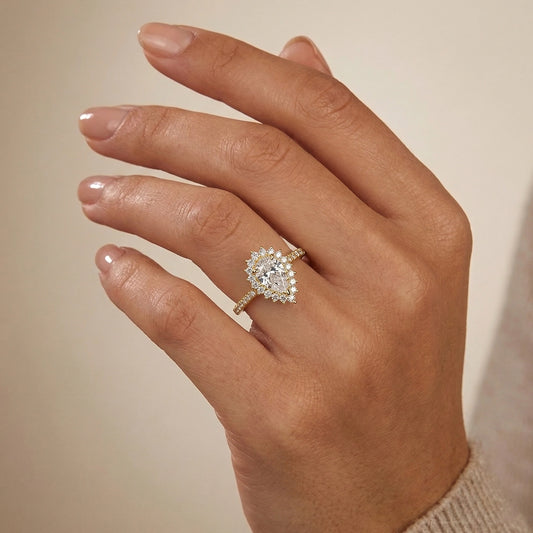 Anillo Crystal drop