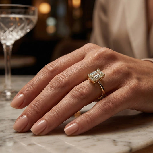 Anillo Grown Crystal