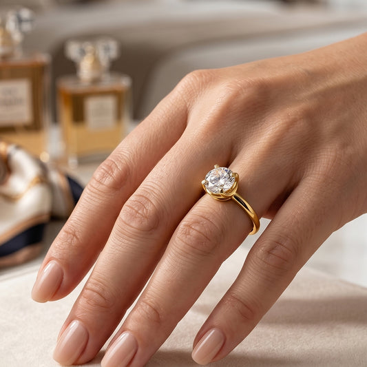 Anillo Silent Spin Round
