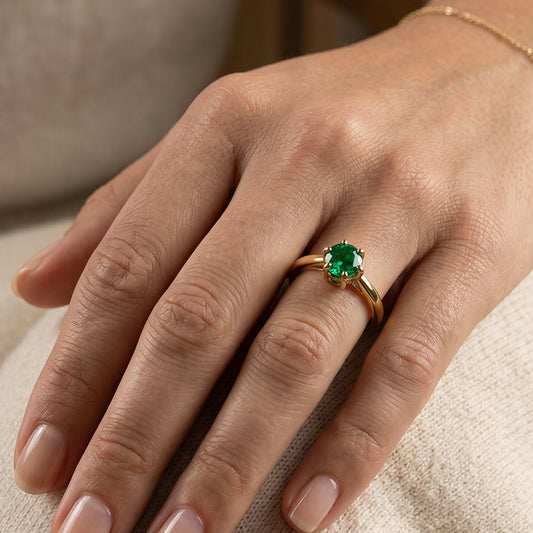 Anillo love tunnel II Emerald
