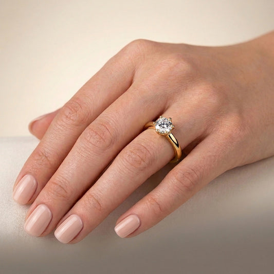 Anillo Coroa II Moissanite 5,5mm