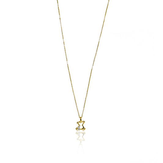 Gargantilla Destello dorado, fabricada en oro 18k por Joyería Caracas, cuenta con un certificado de calidad y garantía de por vida.