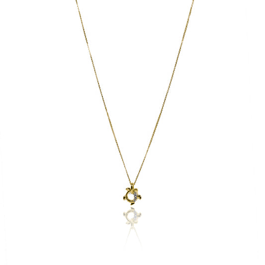 Gargantilla Sea turtle, fabricada en oro 18k por Joyería Caracas, cuenta con un certificado de calidad y garantía de por vida.