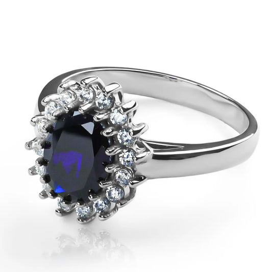 Anillo de compromiso Lady DI L B, fabricado en oro de 18 k, anillo de Joyería Caracas, viene con un certificado de calidad y garantía de por vida.