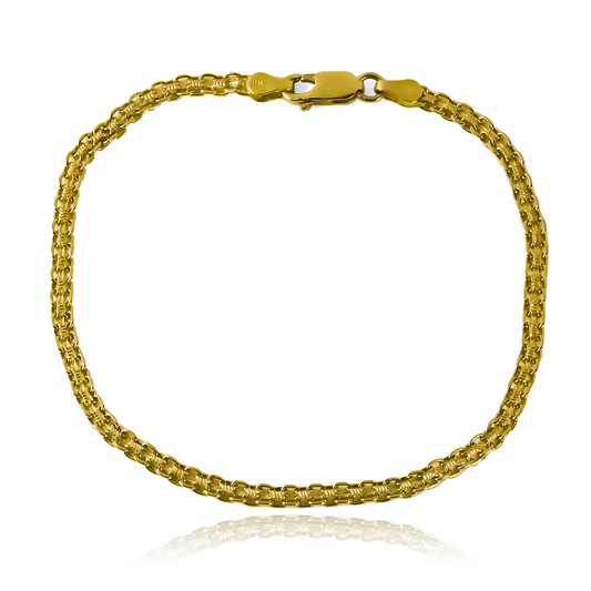 Pulsera Bismarck S I 2 de Oro 18K de Joyería Caracas. Hecha con maestría y garantizada para toda la vida.