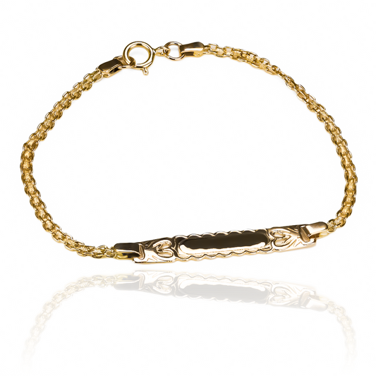 Pulsera Bismarck Style nube M. Hecha de oro 18K por Joyería Caracas, esta pulsera es una obra de arte que elevará tu estilo a otro nivel. Con garantía de por vida.