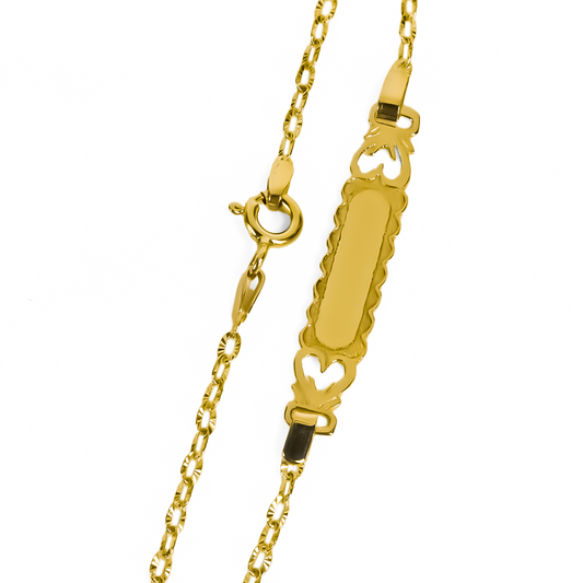 Pulsera Classic Nube M. Hecha de oro 18K y creada por la prestigiosa Joyería Caracas, esta pulsera es un símbolo de lujo y estilo. Con garantía de por vida.