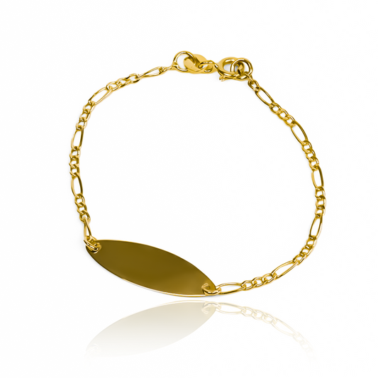 Pulsera Cubana 3X1 Oval lisa. Hecha de Oro 18K y diseñada por Joyería Caracas, esta pulsera es sinónimo de elegancia y exclusividad. Con garantía de por vida.