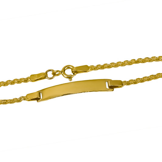 Pulsera Esclava Bismarck Plane. Confeccionada con Oro 18K por expertos en Joyería Caracas. Además, cuenta con una garantía para toda la vida.