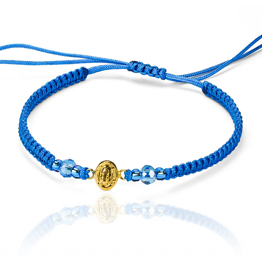 Pulsera Guadalupe S en oro 18K por Joyería Caracas y con una garantía para toda la vida.