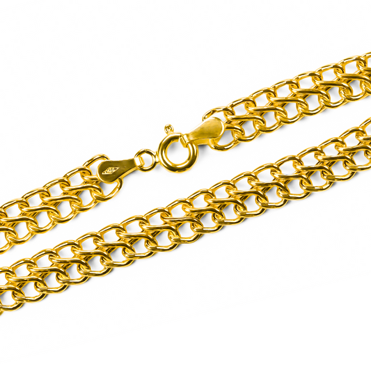 Nuestra Pulsera Saduza SM I es la joya perfecta para agregar un toque de elegancia a tu estilo. Fabricada en oro 18K por Joyería Caracas, esta pieza de alta calidad es garantía de durabilidad y belleza. Una joya que te acompañará para toda la vida.