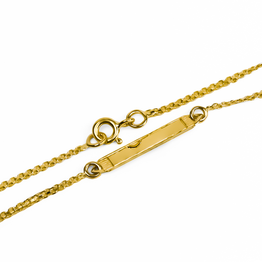 Pulsera Square Bismarck en Oro 18K de Joyería Caracas. Con una garantía para toda la vida.