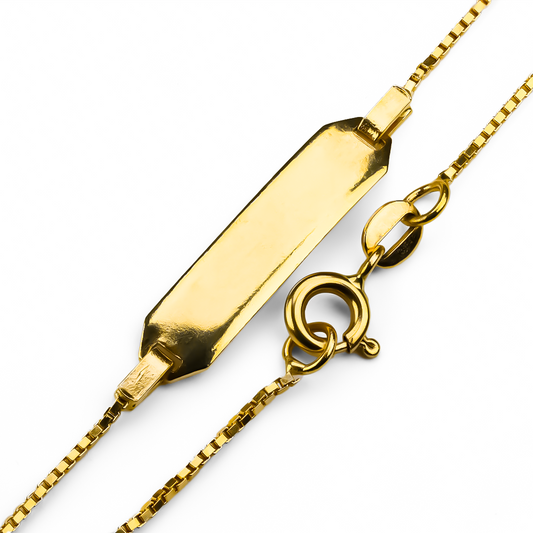 Pulsera Veneciana de estilo único, elaborada en Oro 18K, llevarás la elegancia de la Joyería Caracas siempre contigo. Con garantía de por vida.