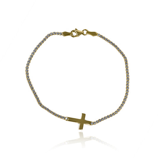 Pulsera Tennis Cruz