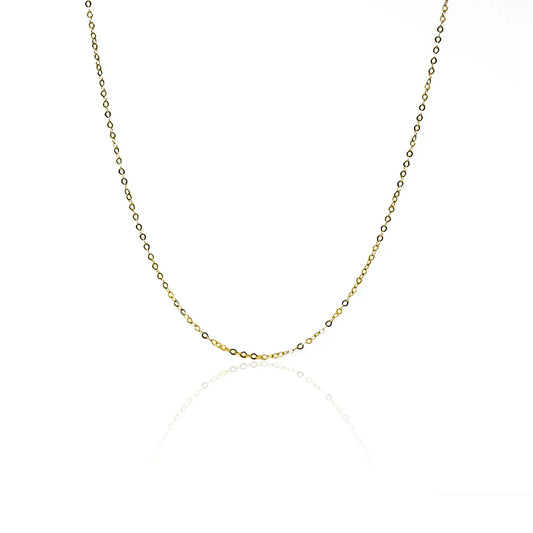 Cadena Seguida super skinny E45 de Joyería Caracas es una joya de oro 18k que garantiza un estilo de vida único. Con garantía para toda la vida.